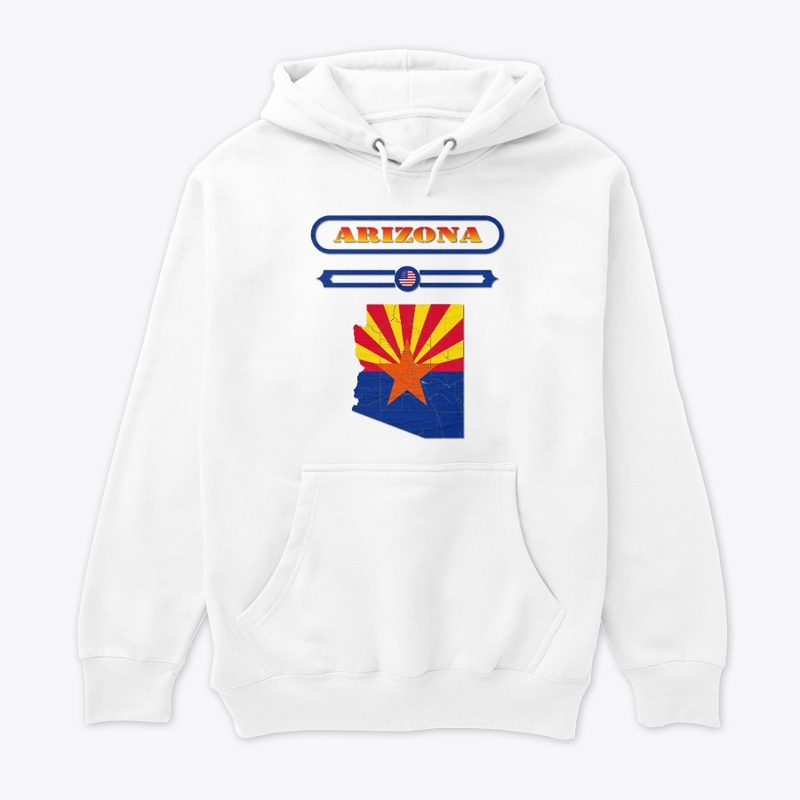 ARIZONA MAP, ARIZONA, USA. SAMER BRASIL