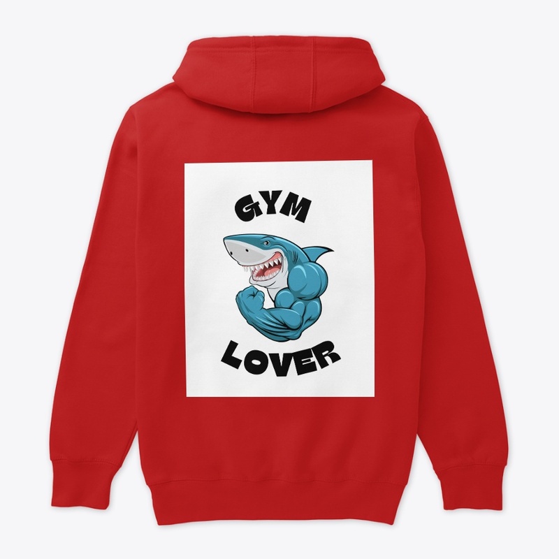 GYM LOVER  t-shirt high neck hoodies