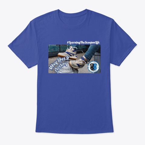 Scoop On Life Deep Royal Camiseta Front