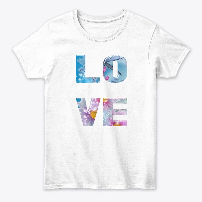 Love Print half and Long Sleeves T-shirt