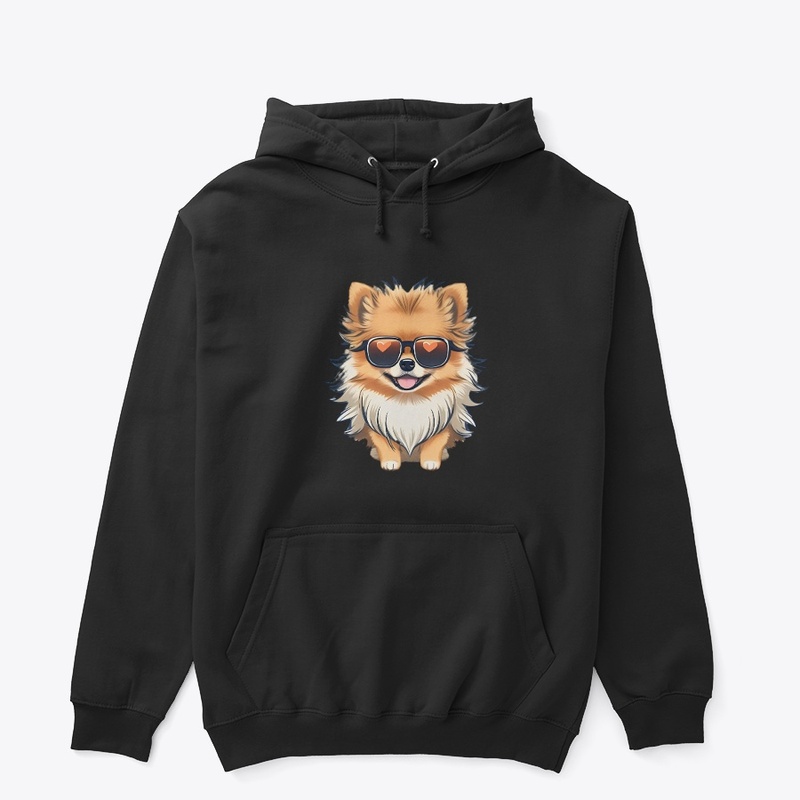 Pomeranian Smiling Dog T-Shirt