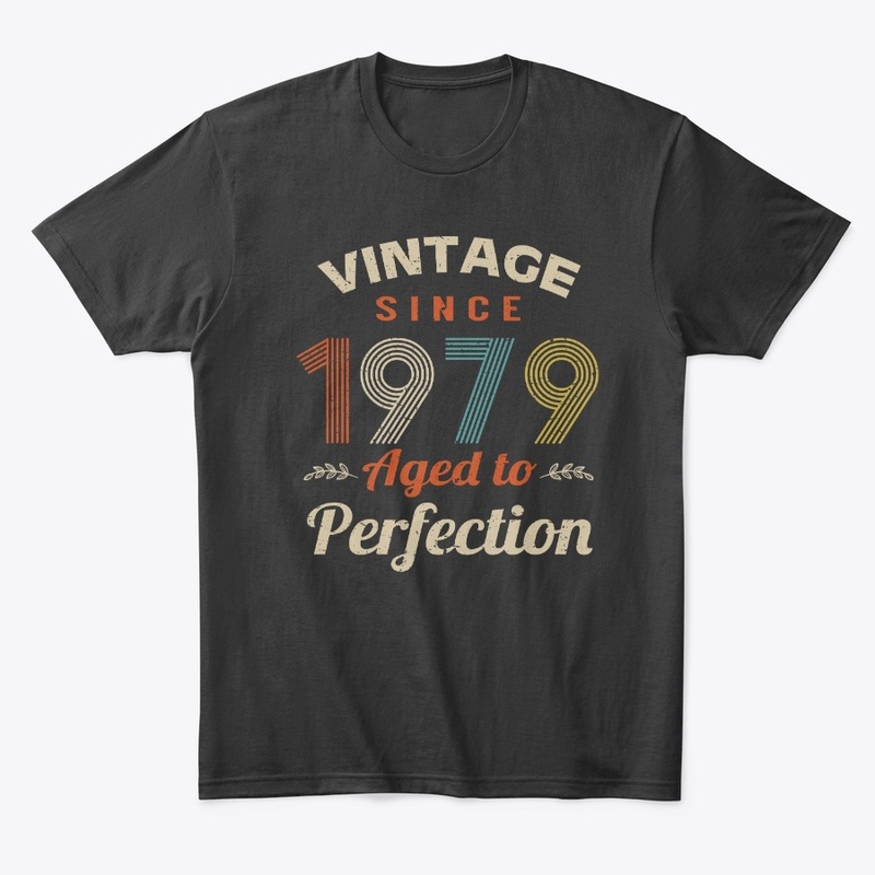 Vintage Since 1979 Birthday Gift T Shirt