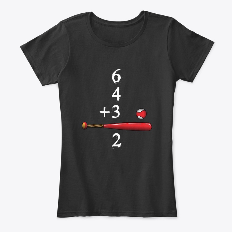 6+4+3=2 Double Play Gift Baseball Shirts