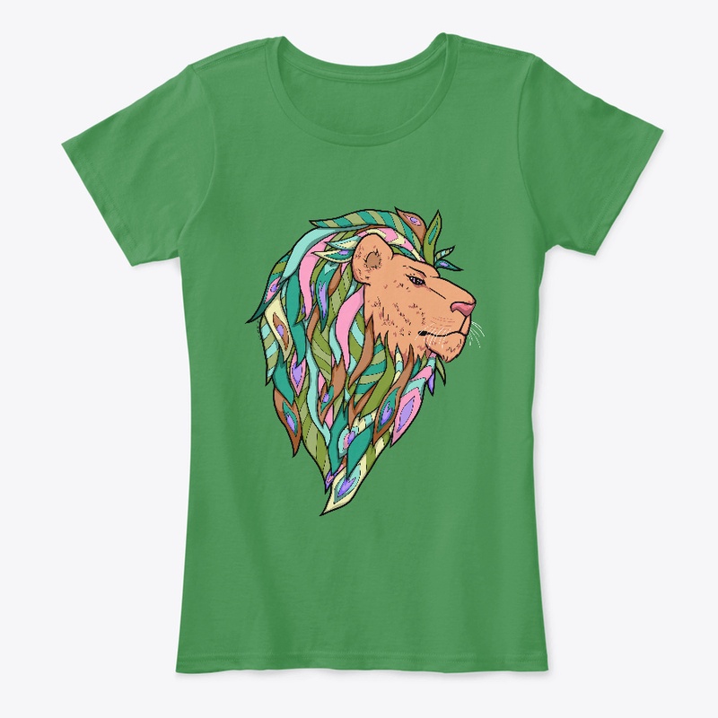 Peacock-Maned Lion