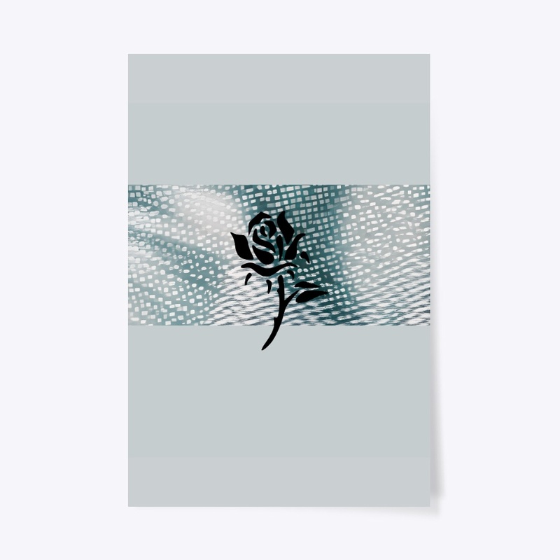 Black Rose Brocade