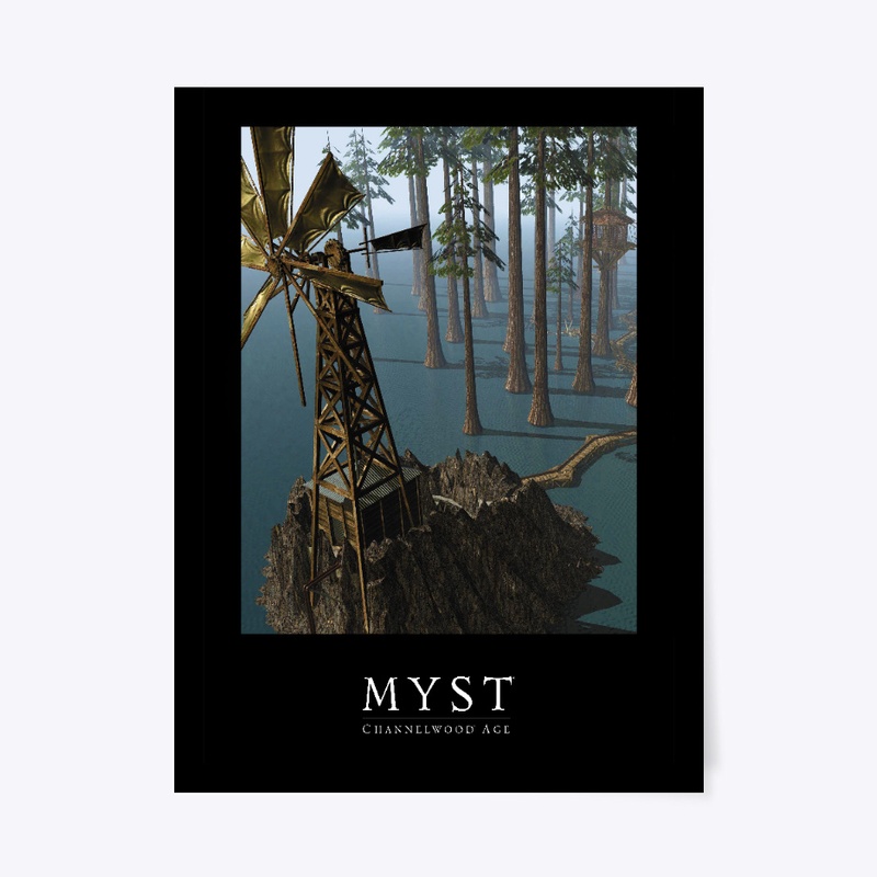 MYST Channelwood Poster Recreation
