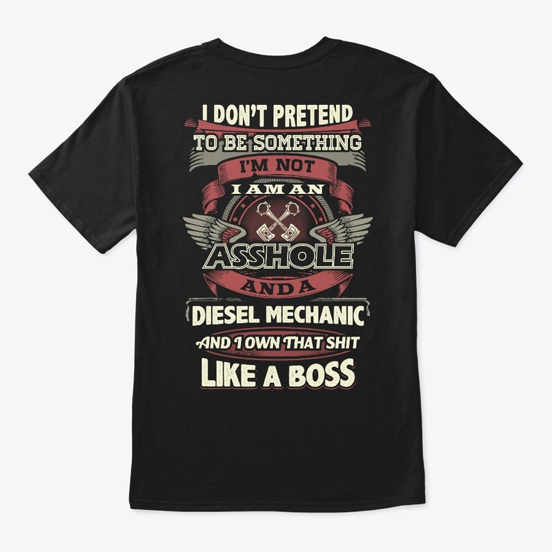 Diesel Mechanic Like A Boss Hoodie 