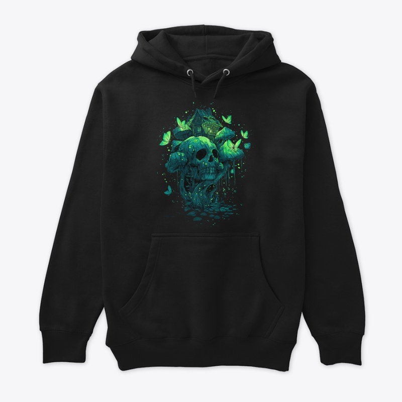 Glowing Skull Fairy Cottage