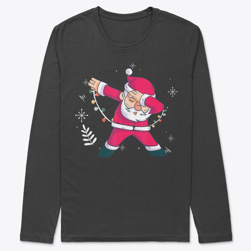 DABBING SANTA CLAUS KIDS BOYS GIRLS MERR
