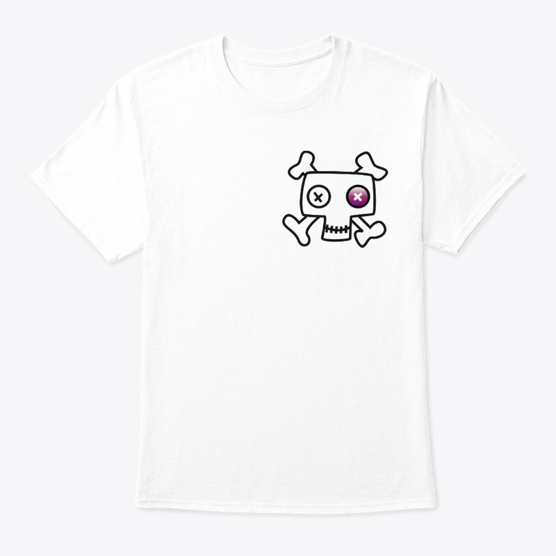 crossbones black eye tee