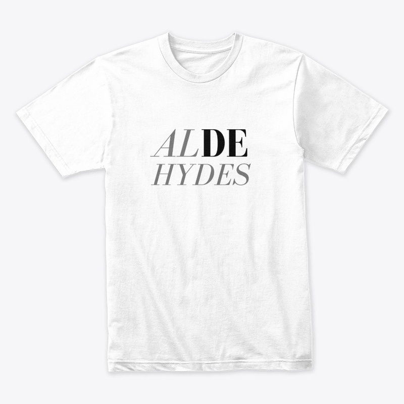 Aldehydes T-Shirt (Black Text)
