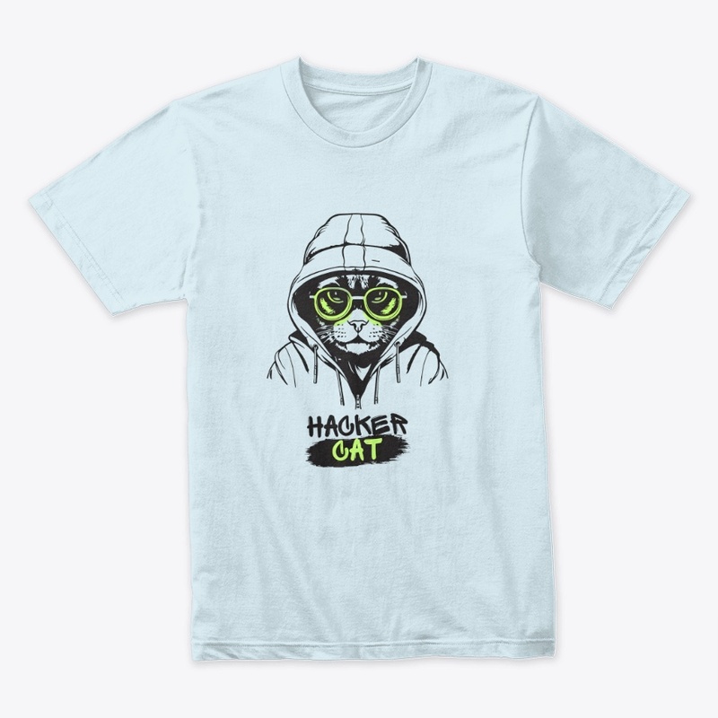 Hacker Cat: The Cyber Cool Tee