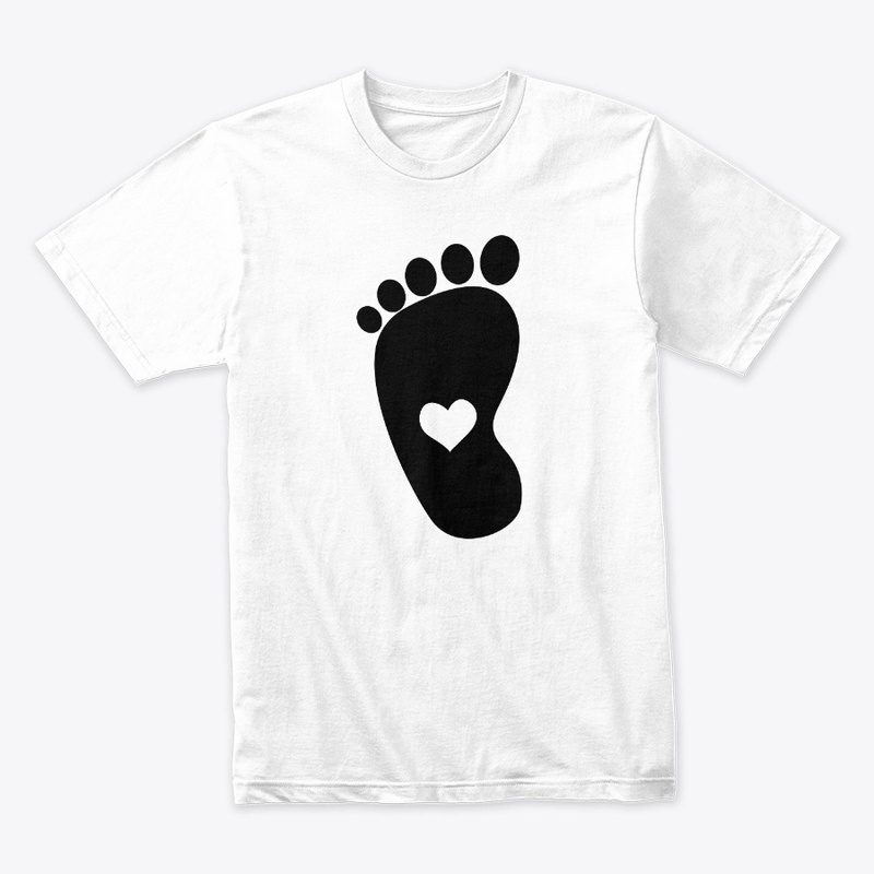 Baby Footprint with Heart