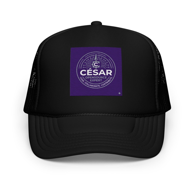 César OpenSource Expert Foam Trucker Hat