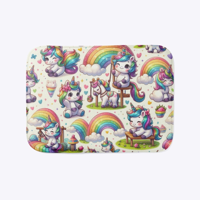 Unicorns Playing Outside