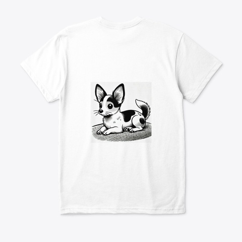 Big Naps  White T-Shirt Back