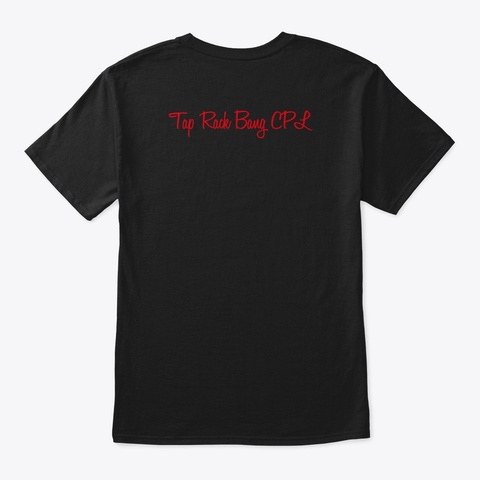 Heart Breaker Black T-Shirt Back