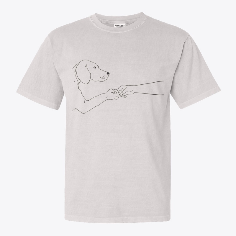 Canine Line Art: Minimal Dog Silhouette