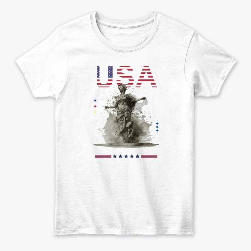 USA,symbol USA,T-shirt