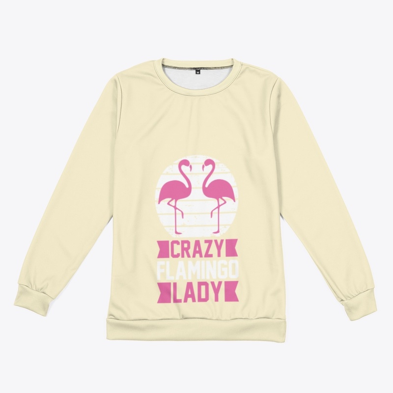 crazy flamingo lady