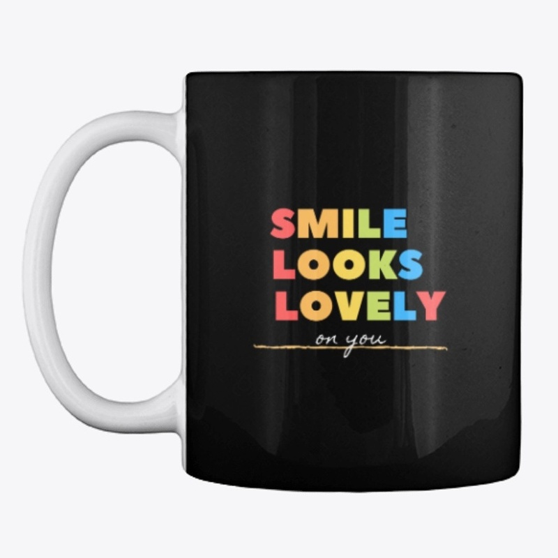 Positive smile looks lovely on you