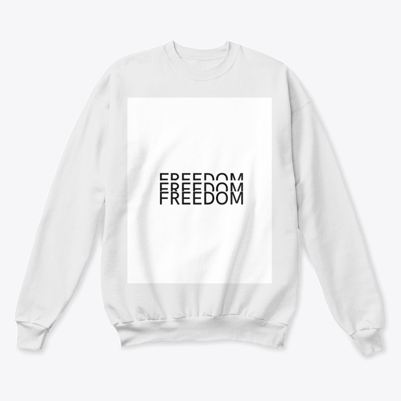Freedom Typography T-Shirt (Customized)