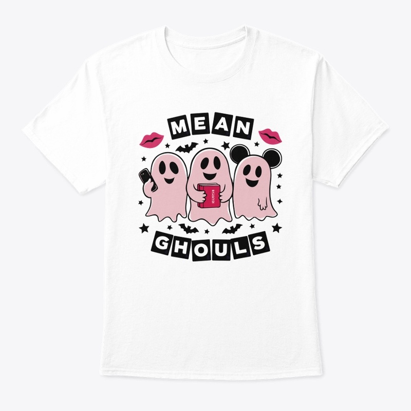 Mean Ghouls Cute Pink Ghost