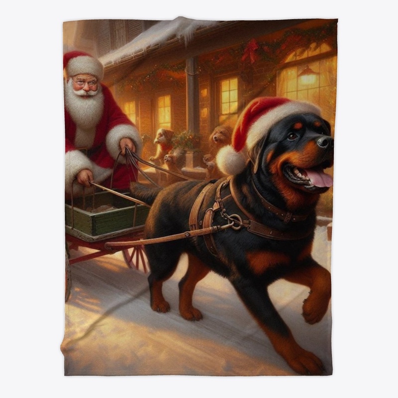 Rottweiler Santa