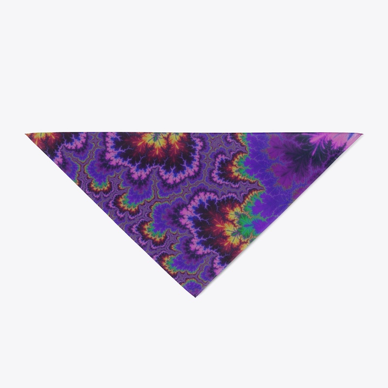 Colorful Trippy Hippie Rainbow Fractal