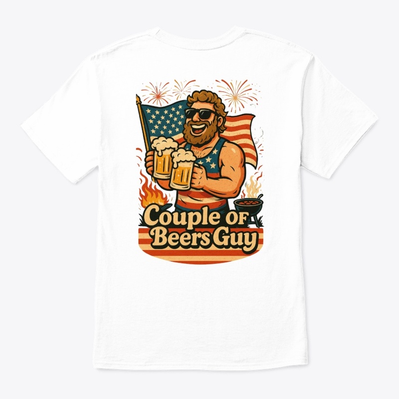Couple of Beers 4th of July Guy