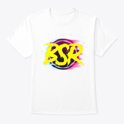 Boom Squad Radio  White áo T-Shirt Front