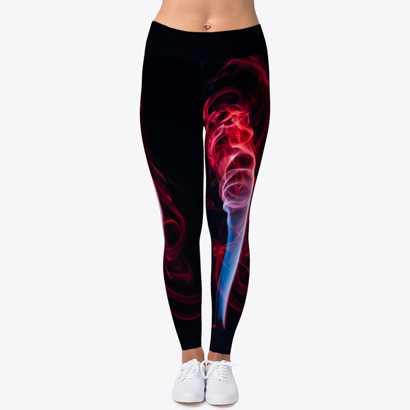 Colorful Abstract Psychedelic Leggings