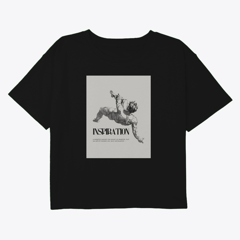 Falling Man Pencil Drawing Tee