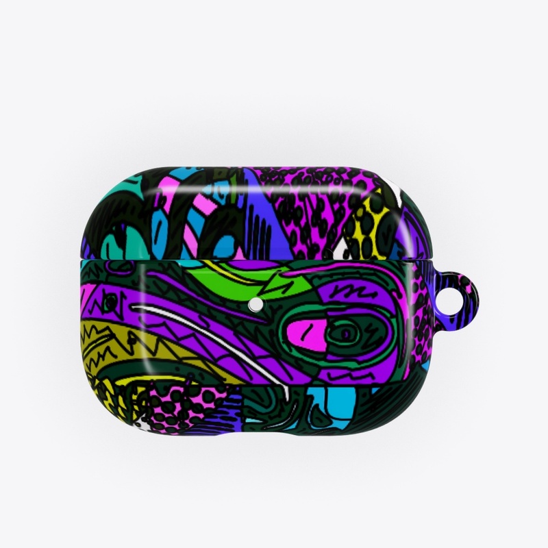 Multicolor Geometric Abstract Pattern