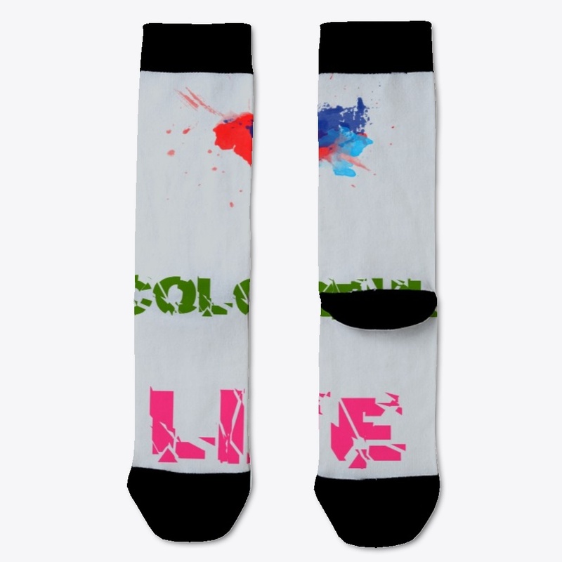 Live Life in Color T-shirt Bright Color