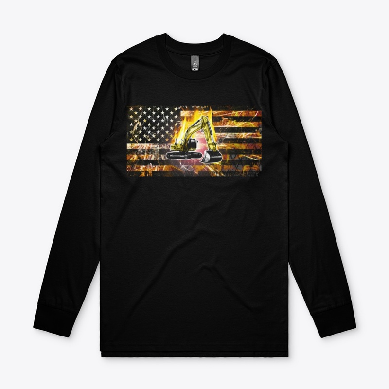 Excavator Flag Sparks