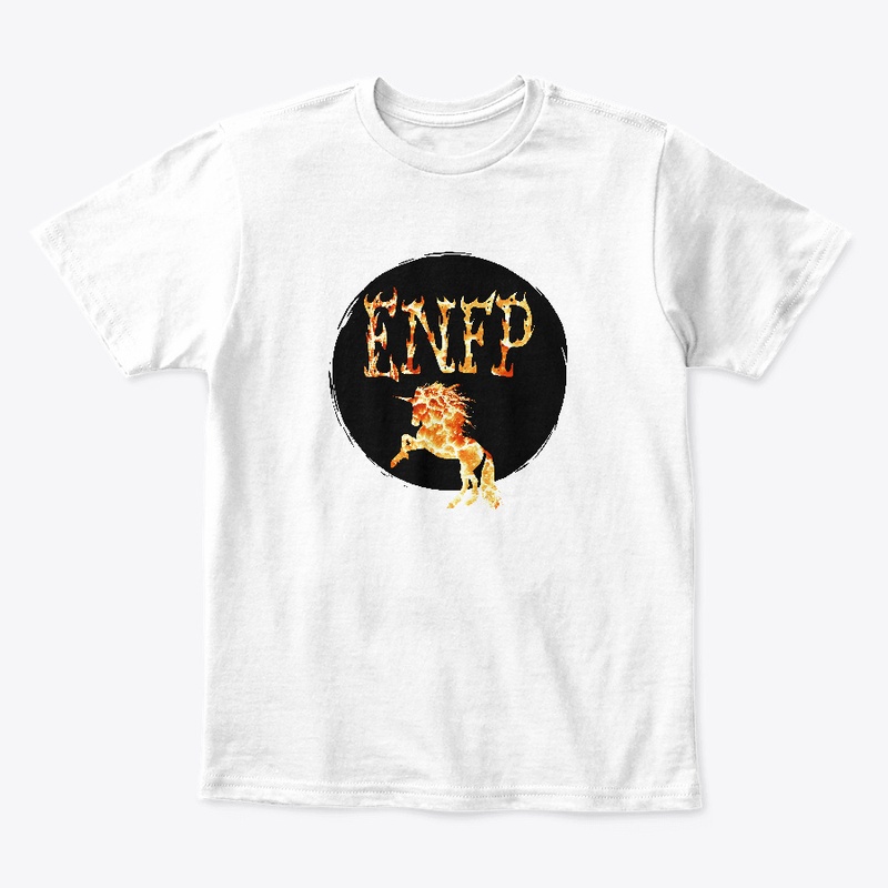 ENFP Fire Unicorn Calligraphy Design