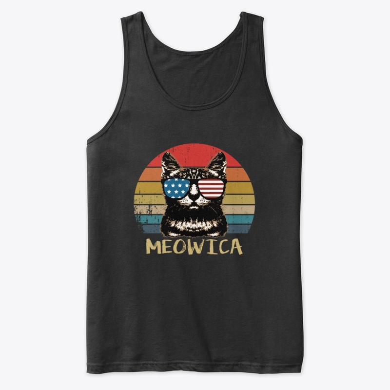 Meowica - Patriotic Cat Lover