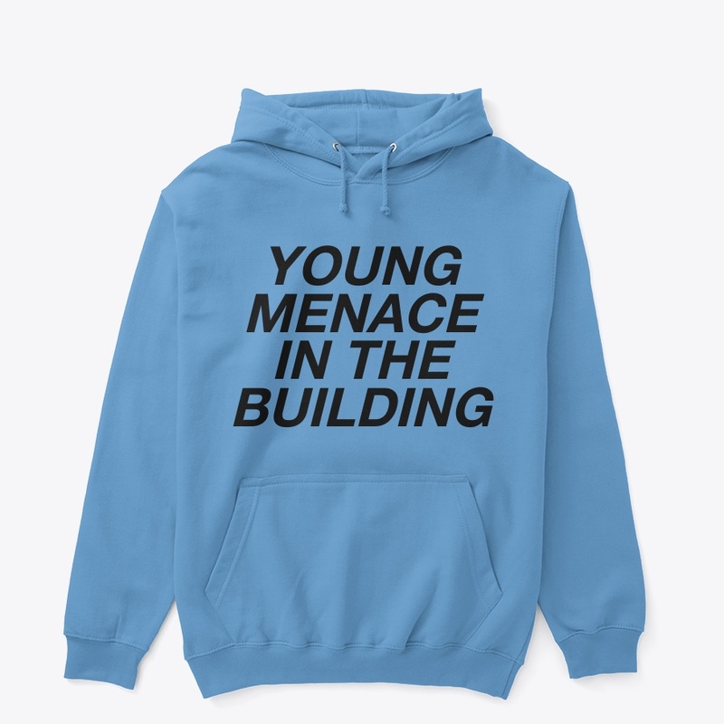 Young menace blue hoodie
