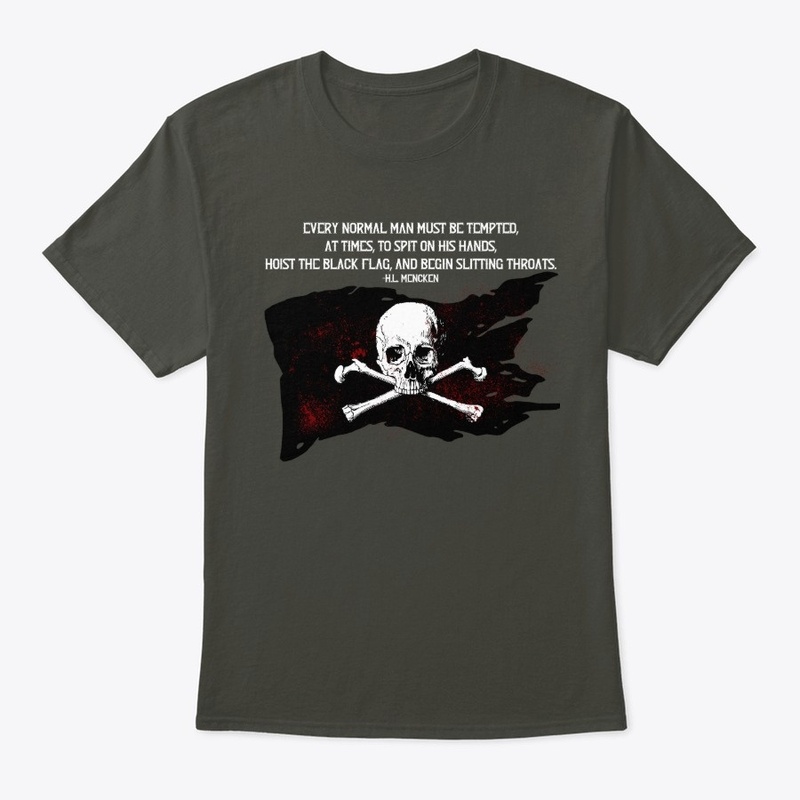 Black Flag Slitting Throats Tee