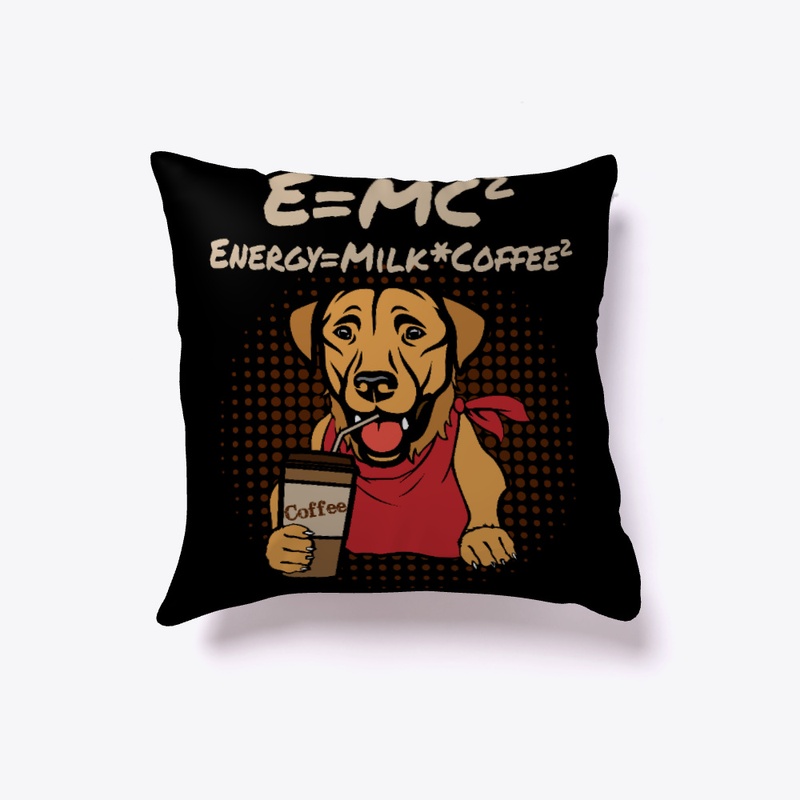 Physics and Coffee Lover Labrador Dog
