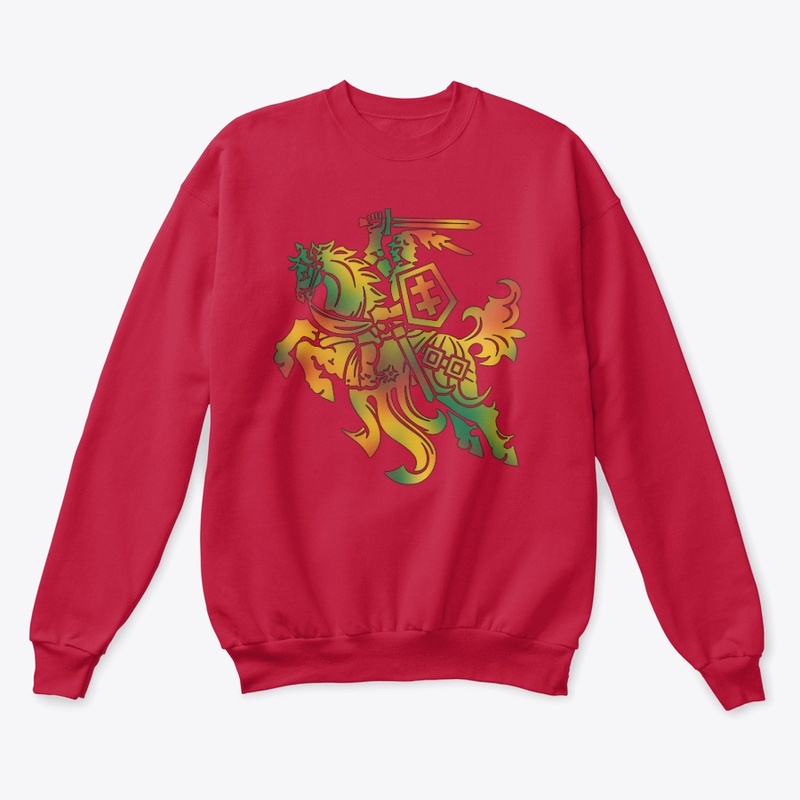 Vytis Swirled National Colors