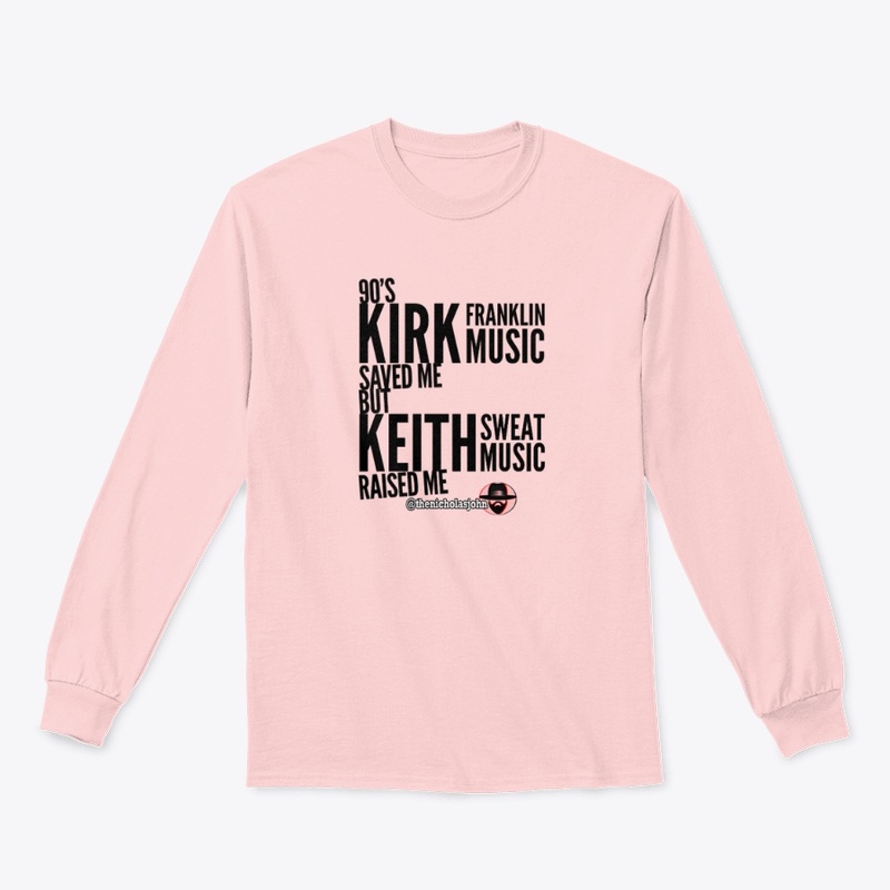 90s Kirk But Keith Music Black Tee