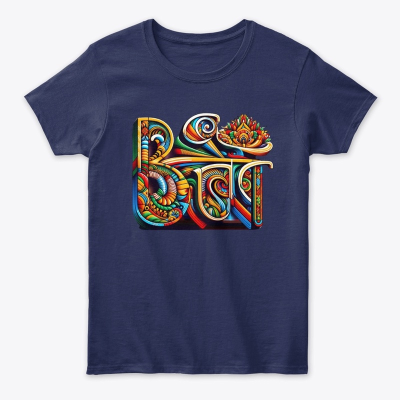 Vibrant Mandala-Inspired Boho Typography