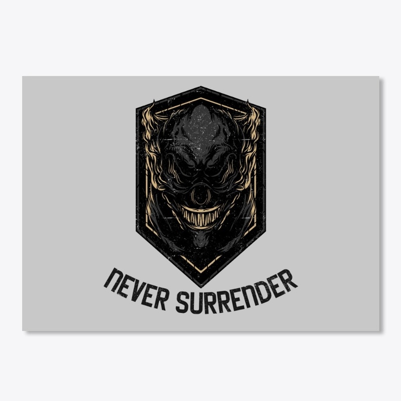Never Surrender Skull Fitness