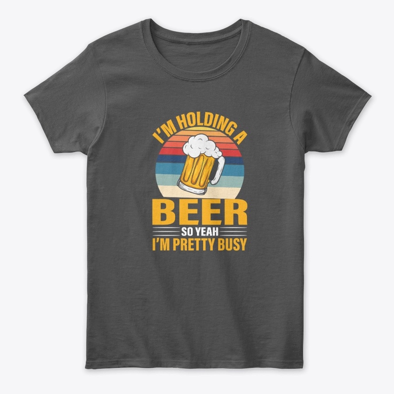 I'm holding a beer so I'm busy