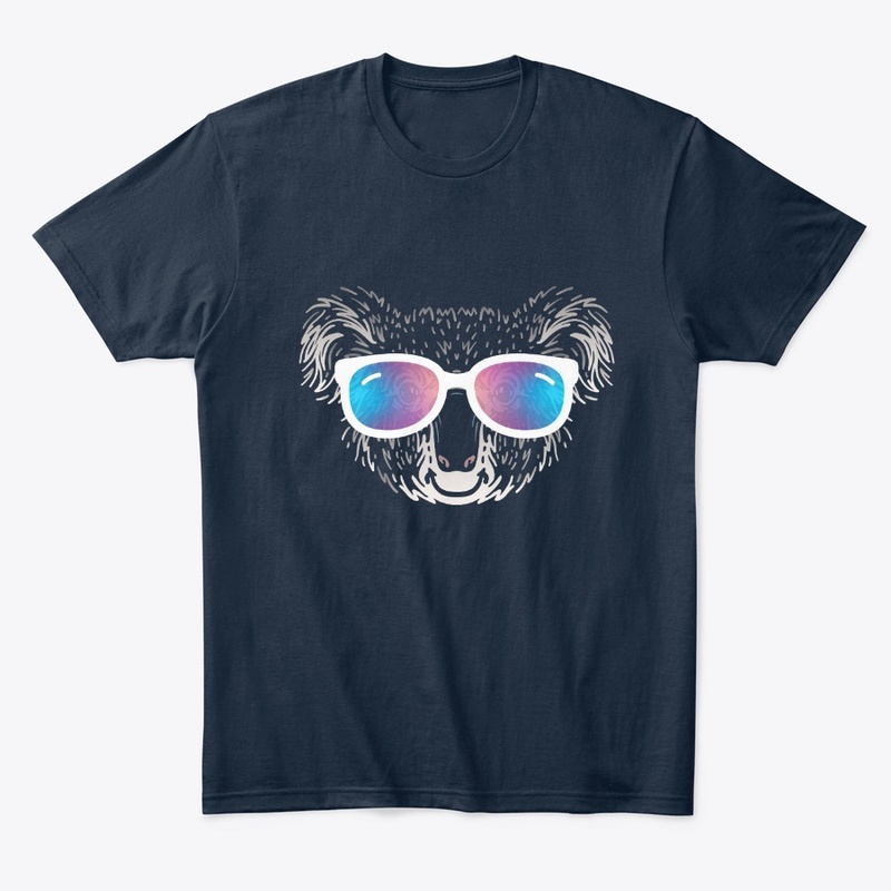 Cute Koala in Sunglasses (Colored+sg04)