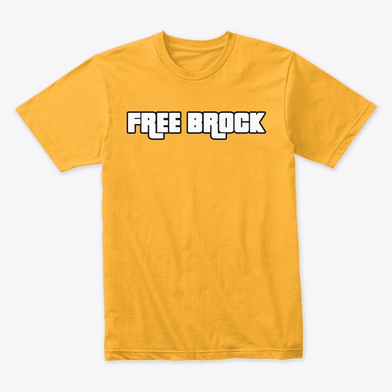 FREE BROCK No Brock Graphic in White