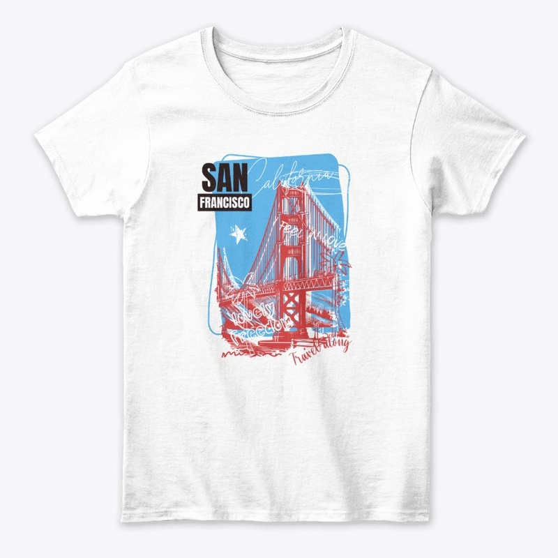 Stylish San Francisco Graphic Streetwear