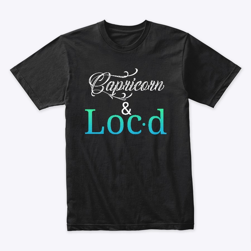 Capricorn & loc'd zodiac tee shirt